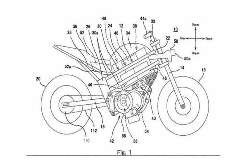 Kawasaki จดสิทธิบัตรเครื่องยนต์ไฟฟ้ามาพร้อมกับระบบระบายความร้อนด้วยของเหลว | MOTOWISH 1