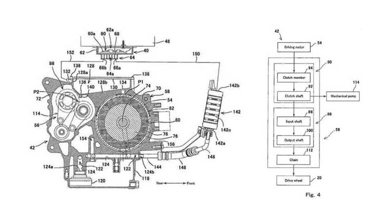 Kawasaki จดสิทธิบัตรเครื่องยนต์ไฟฟ้ามาพร้อมกับระบบระบายความร้อนด้วยของเหลว | MOTOWISH 2