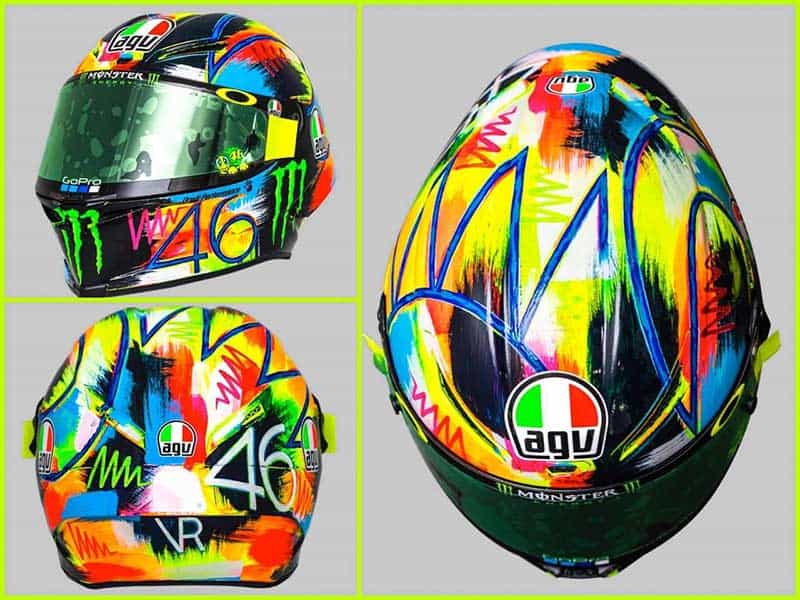 เผยโฉมหมวกกันน็อค AGV Pista GP R ลายใหม่ของ “รอสซี่” ที่ใช้ใส่ทดสอบ Winter Test 2019 | MOTOWISH 3