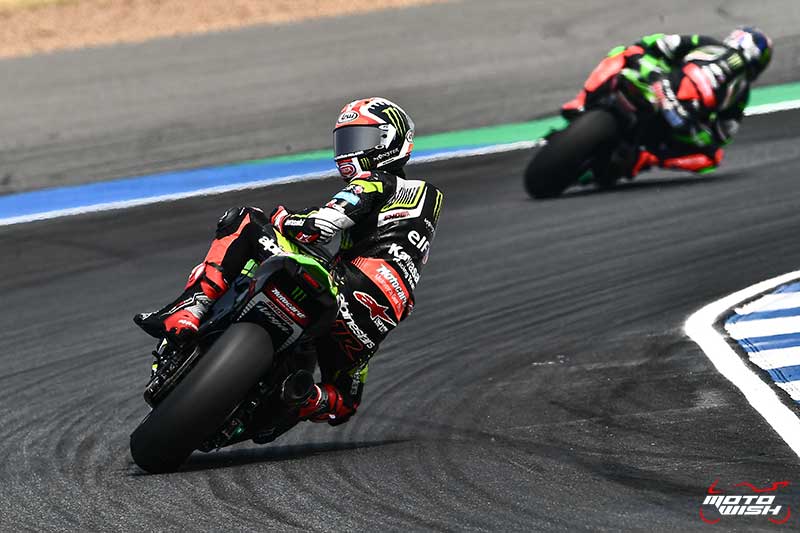 WorldSBK FP1 บู๊เดือดสนามช้าง!! บาติสต้า กดเวลา V4R เฉือน โจนาธาน เรีย ZX-10RR รอบต่อรอบสุดมันส์ | MOTOWISH 2