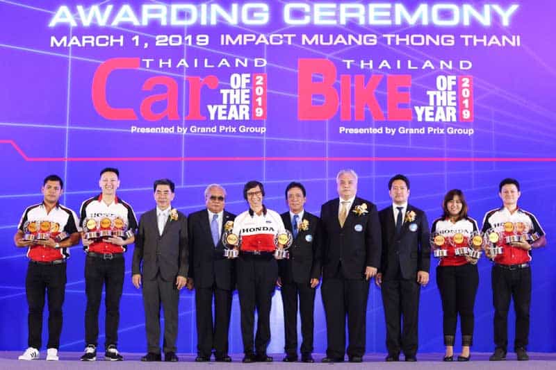 เอ.พี. ฮอนด้า ผู้นำตลาดรถจักรยานยนต์ไทย กวาด 16 รางวัลสูงสุด Thailand Bike of the Year 2019 | MOTOWISH