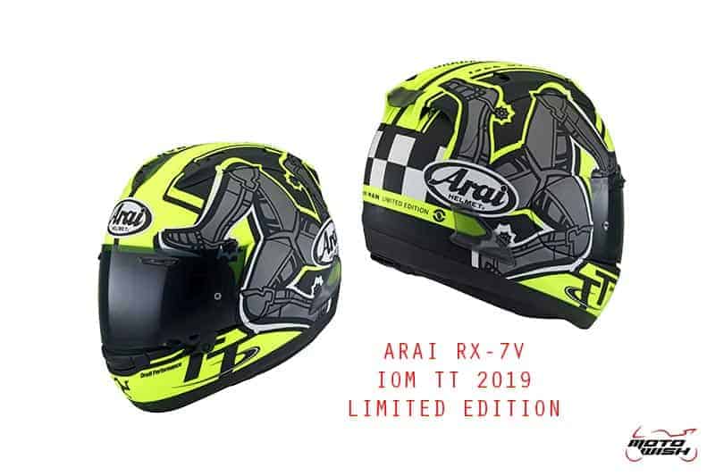 เปิดแล้ว!! สีใหม่ ลายลิมิเต็ด Arai RX-7V Isle of Man TT 2019 ของแรร์ ไอเท็ม ประจำปี | MOTOWISH 3