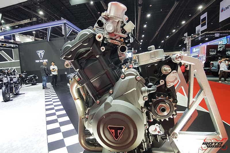 ส่องเครื่องยนต์ Moto2 Triumph 765 cc. พลังมากกว่า 140 แรงม้า | MOTOWISH 3