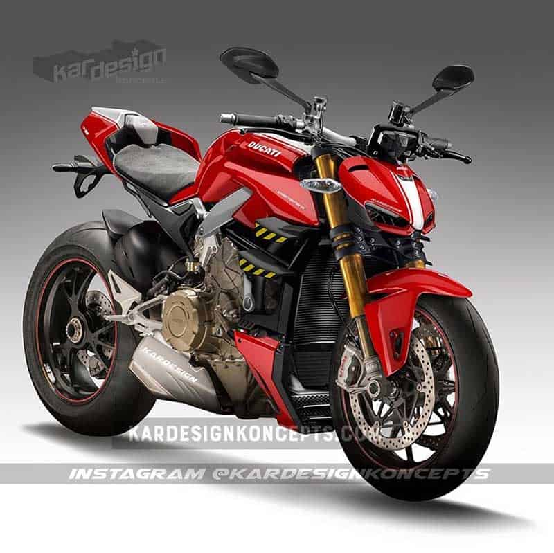 ชมเรนเดอร์ Ducati Streetfighter V4 แกะแบบ Prototype ผสาน Panigale V4 โหด หรู คู่ควร | MOTOWISH 2