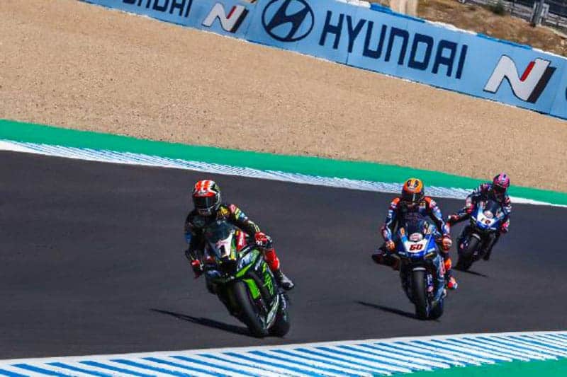 ย้อนหลังการแข่งขัน WorldSBK 2019 สนามที่ 6 Spanish Round Race 1 ปะทะเดือด!! ZX10RR vs R1 | MOTOWISH