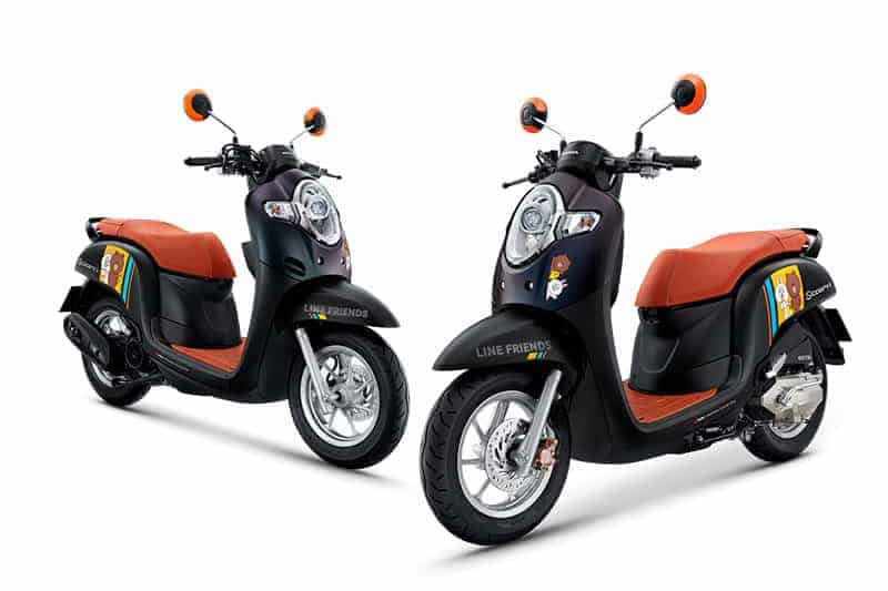 Honda เปิดตัว New Scoopy i รุ่นพิเศษสำหรับคนรัก LINE FRIENDS Special Edition 5,000 คัน | MOTOWISH 1