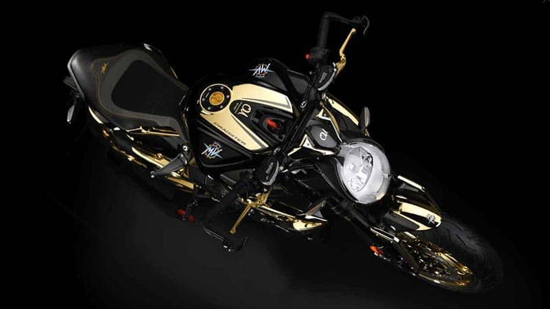 หนึ่งเดียวในโลก MV Agusta Dragster 800 RC “Shining Gold” 001/001 สว่างจ้า ออร่ามาเต็ม | MOTOWISH 4