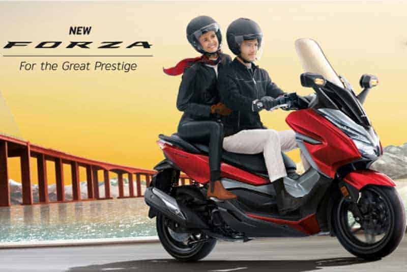 Honda New Forza สกู๊ตเตอร์พรีเมี่ยมคลาส 300 ซีซี เฉียบด้วยเฉดสีใหม่ 4 สไตล์ | MOTOWISH 1