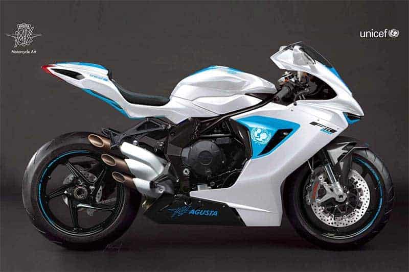 MV Agusta F3 800 Unicef Edition ลิมิเต็ดคันเดียวในโลก เพื่อช่วยเหลือองค์กรสำหรับเด็ก | MOTOWISH 1