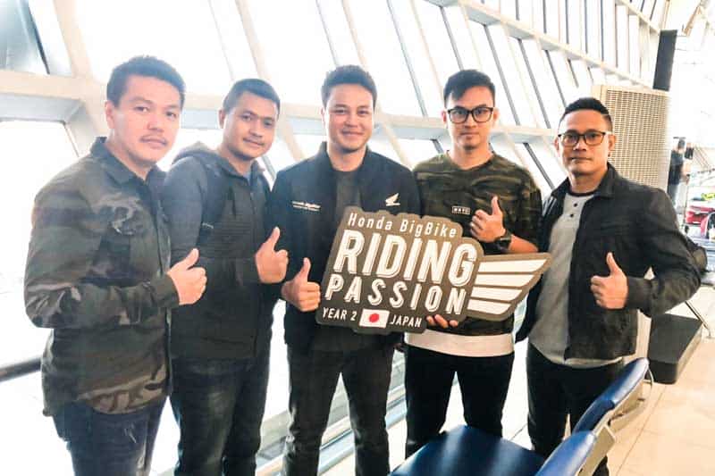 4 ไบค์เกอร์ ผู้ชนะกิจกรรม Honda BigBike Riding Passion Year 2 บินลัดฟ้าสู่แดนซามูไรแล้ว | MOTOWISH 1