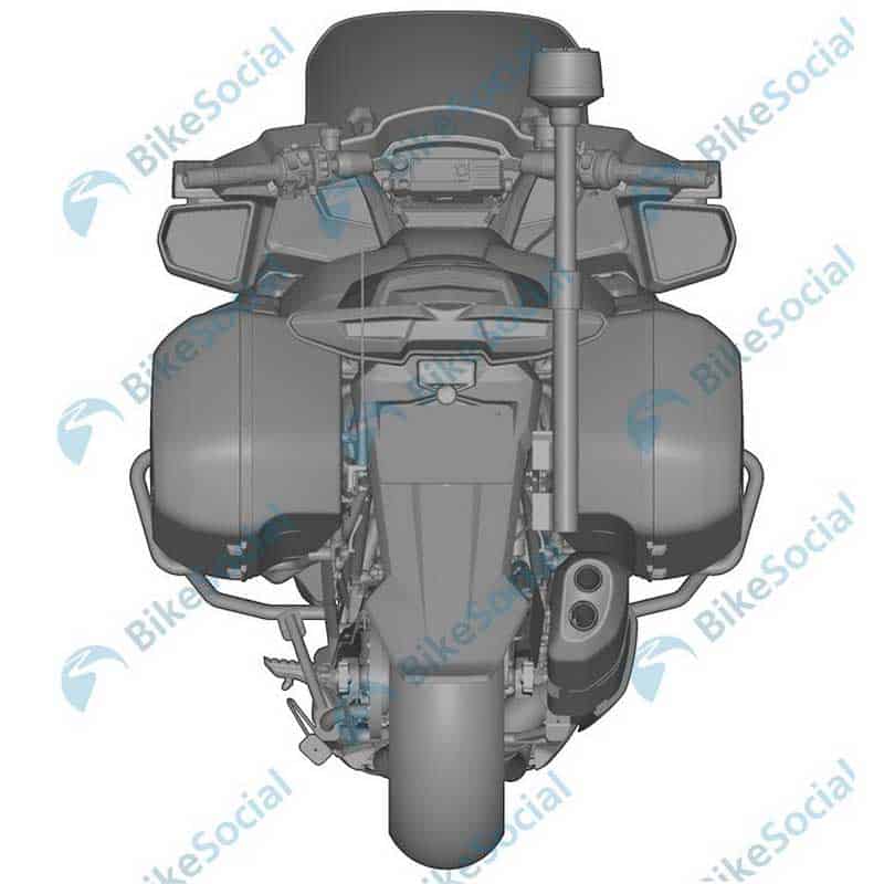 เปิดภาพสิทธิบัตร CFMoto รถทัวริ่งเครื่องยนต์ 1,250 ซีซี V-Twin จากแดนมังกร | MOTOWISH 4