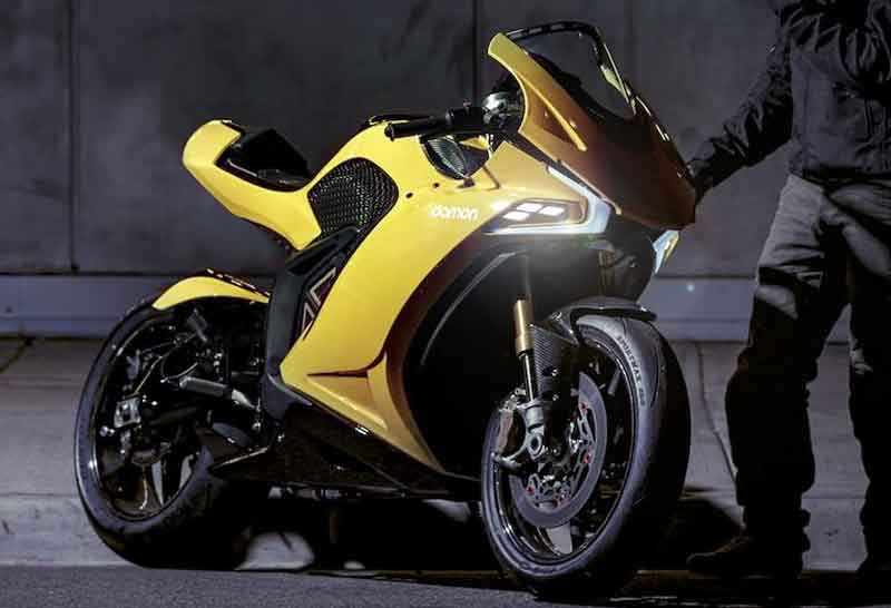 Damon Hypersport รถจักรยานยนต์ไฟฟ้าสไตล์สปอร์ต แรงบัลดาลใจจาก Ducati Panigale | MOTOWISH 2