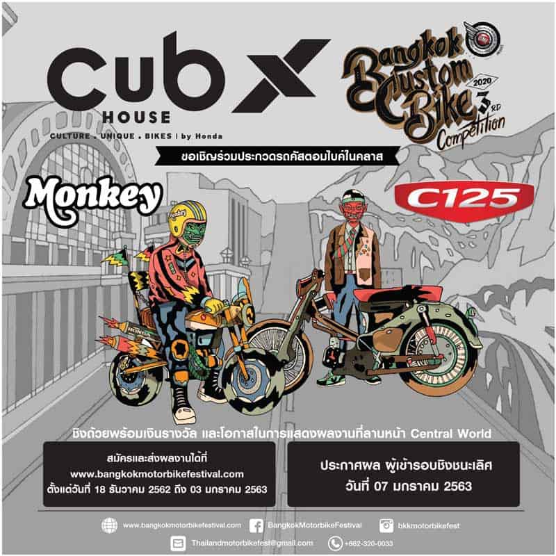 คนรัก Monkey และ C125 เตรียมพร้อมปลดปล่อยจินตนาการ Custom ให้สุดทุกสไตล์ | MOTOWISH 1