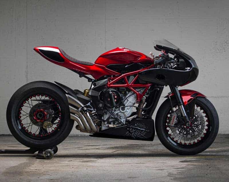 แปลงโฉมสปอร์ตไบค์ "MV Agusta F3 675" เป็น "La Rouge" สุดเซ็กซี่ จากสำนัก "Tricana" | MOTOWISH 3