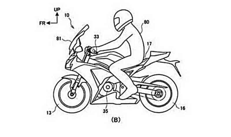 Honda สุดเฉียบ ยื่นจดสิทธิบัตรเปลี่ยนตำแหน่งการขับขี่ จากรถสปอร์ตไบค์กลายเป็นทัวร์ริ่งไบค์ | MOTOWISH 2