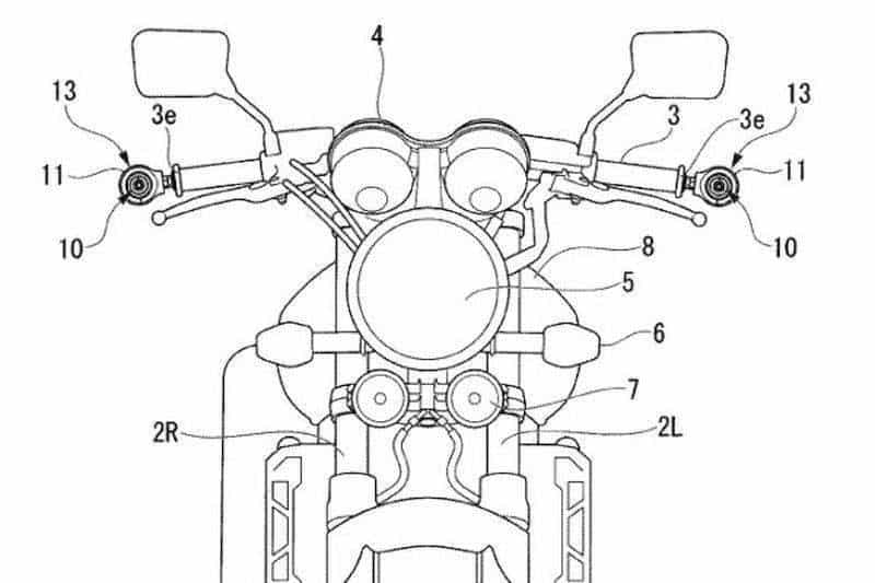 Honda จดสิทธิบัตรเทคโนโลยีความปลอดภัย กล้องและเซ็นเซอร์ในตัวรถจักรยานยนต์ | MOTOWISH 2
