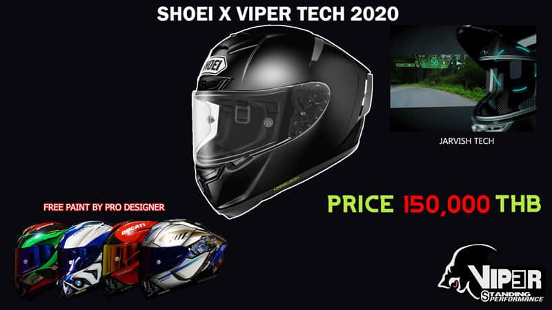 หมวกกันน็อคไฮเทค SHOEI X Viper Tech 2020 เสียเงิน 150,000 บาท ได้อะไรบ้าง!! | MOTOWISH 2