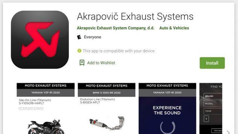 Akrapovič เปิดตัวแอปพลิเคชันบนมือถือ รวมข้อมูลทั้งหมดไว้แค่ปลายนิ้ว | MOTOWISH 2