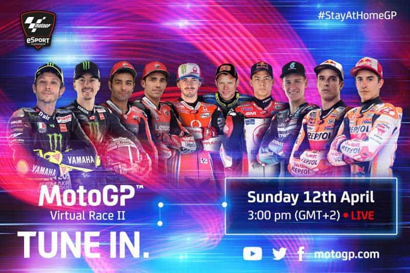 MotoGP Virtual Race แข่งอยู่บ้านครั้งที่ 2 “รอสซี่” ยอมเข้าร่วม