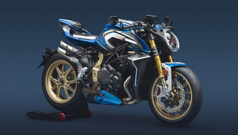 MV Agusta Brutale 1000RR Blue&white M L -1