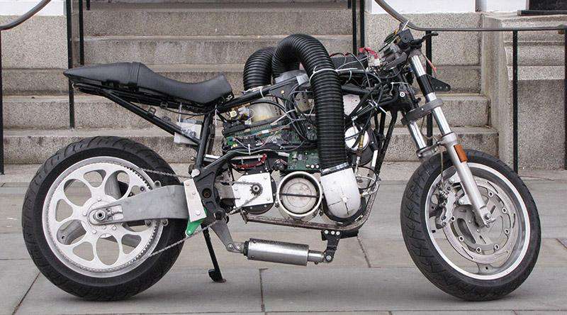 hydrogen fuel cell motorcycle