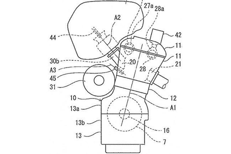 kawasaki patent 2 stroke crossplane supercharge