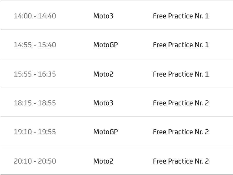 โปรแกรมเวลาพร้อมลิงค์-ถ่ายทอดสดการแข่งขัน-MotoGP-2020-สนามที่-4-Brno-สาธารณรัฐเช็ก