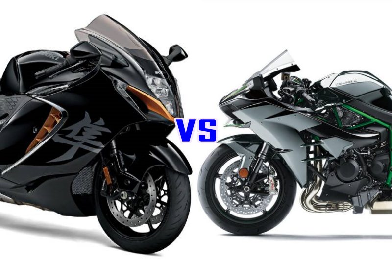 suzuki hayabusa vs kawasaki ninja h2