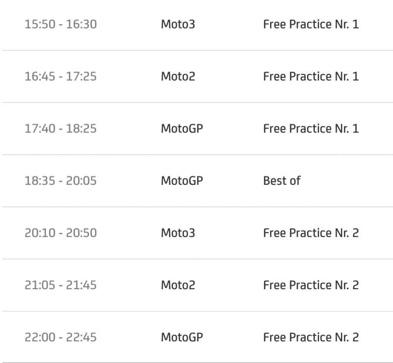 timetable motogp 2022 round 1-1