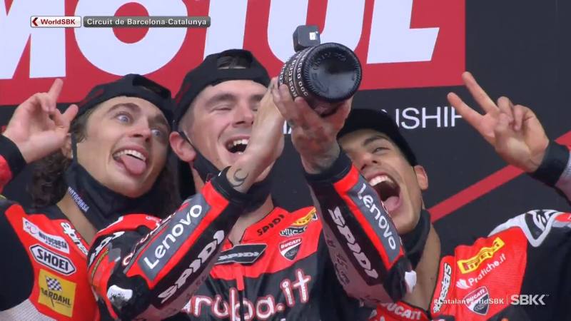 WorldSBK 2021 round 9 Ducati Podium-1