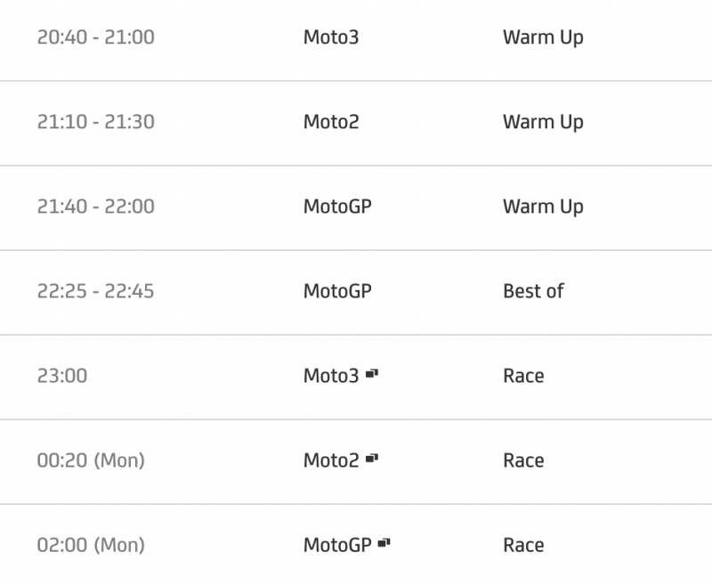 _timetable motogp 2021 round 15 austin usa-3