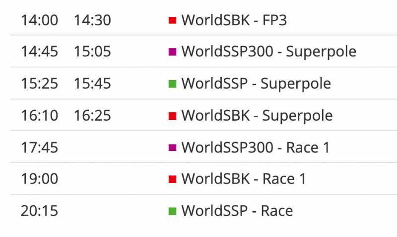 _timetable worldsbk 2021 round 10 jerez spain-2