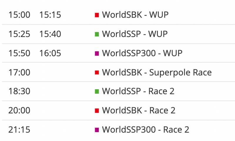 _timetable worldsbk 2021 round 11 portimao-3