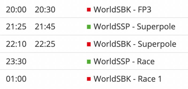 timetable worldsbk 2021 round12-2