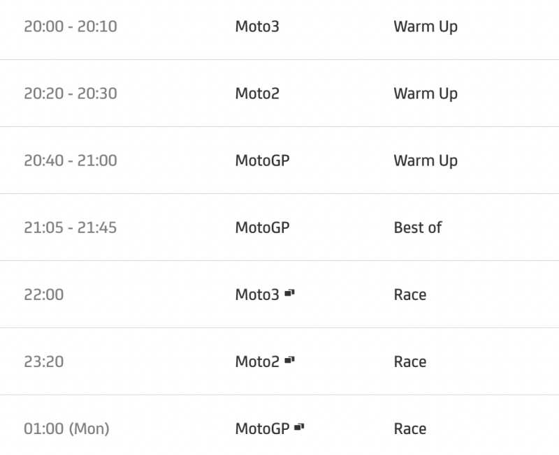 _Timetable motogp 2022 round 3-3
