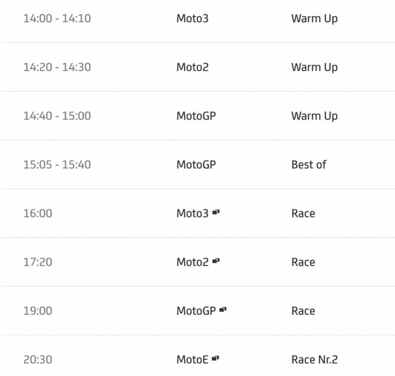 timetable motogp 2022 round 8 mugello italy-3