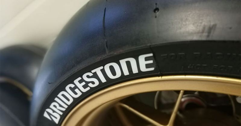 Slick tire bridgestone