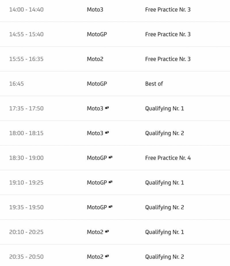 timetable motogp 2022 round 15 aragon spain-1