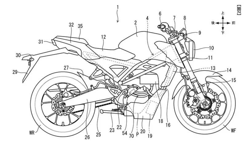 _Patent Honda EV Bike-1