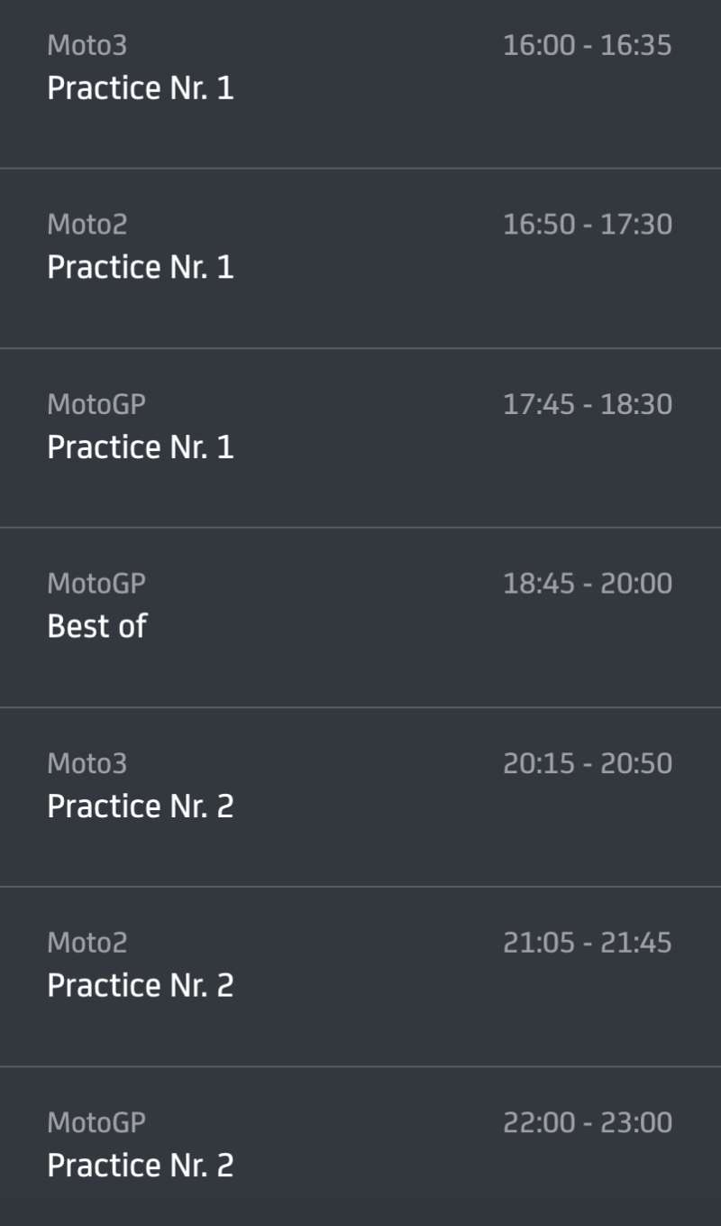 timetable motogp 2023 round 1 -1