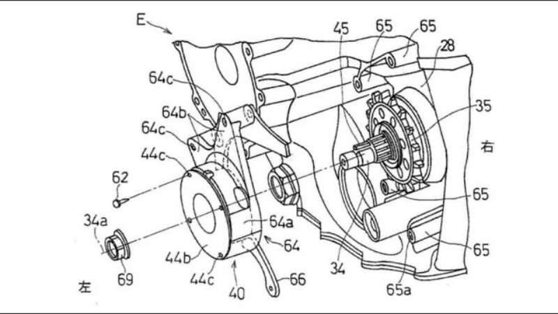 Kawasaki Patent Brake low side-1