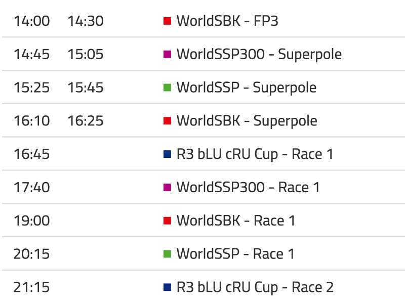 __Timetable WorldSBK 2023 Round 4 Barcelona Spain-2