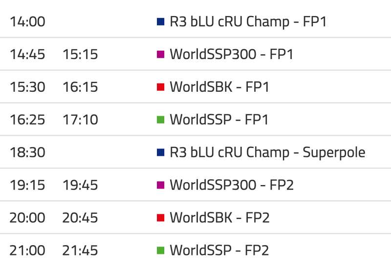 _Timetable Worldsbk 2023 round 5 Misano Italy-1