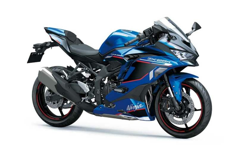 Kawasaki Ninja ZX-25R 2024 Candy Plasma Blue-1