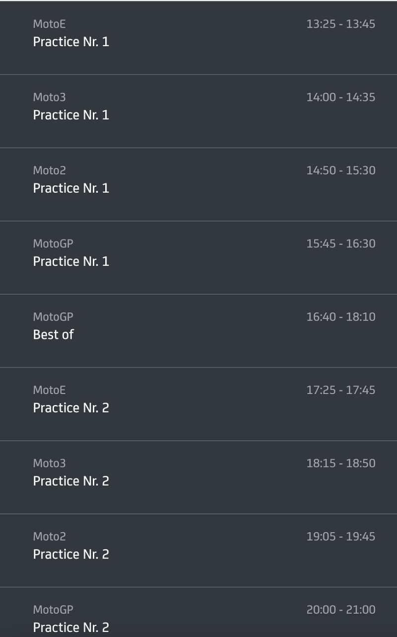 _timetable motogp 2023 round 7 Sachsenring germany-1
