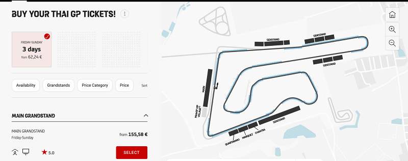 _Ticket MotoGP Thailand 2023