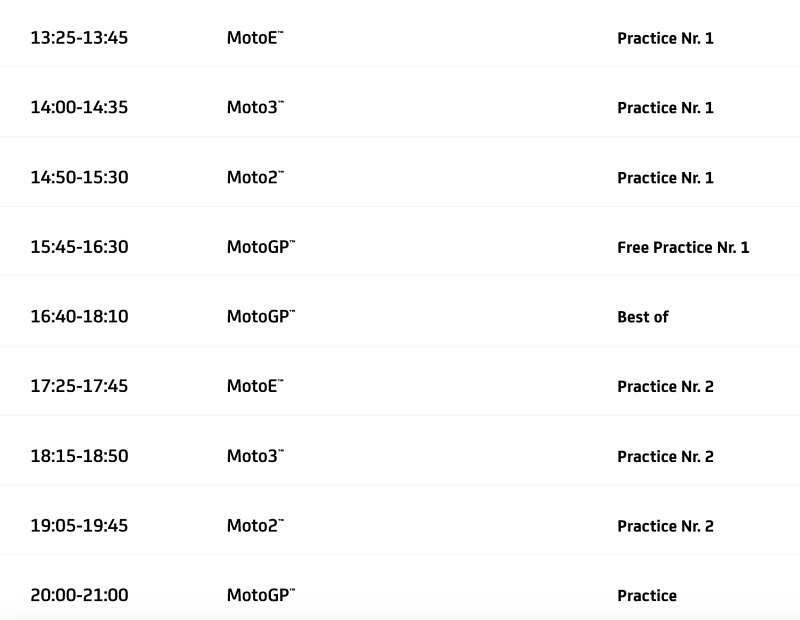 _schedule motogp 2023 round 10 red bull ring austria-1