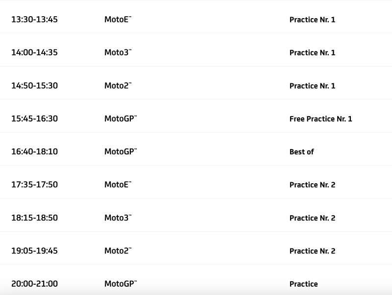 _schedule MotoGP 2023 round 12 Misano Italy-1