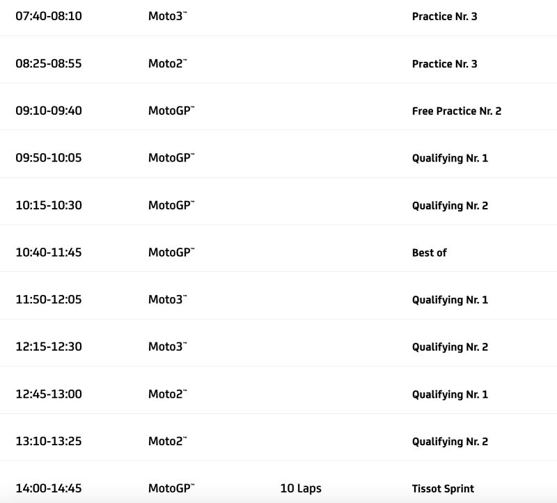 _Schedule MotoGP 2023 round 18 Malaysia-2