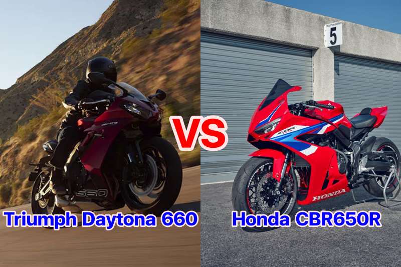 Triumph Daytona 660 VS Honda CBR650R E-Clutch